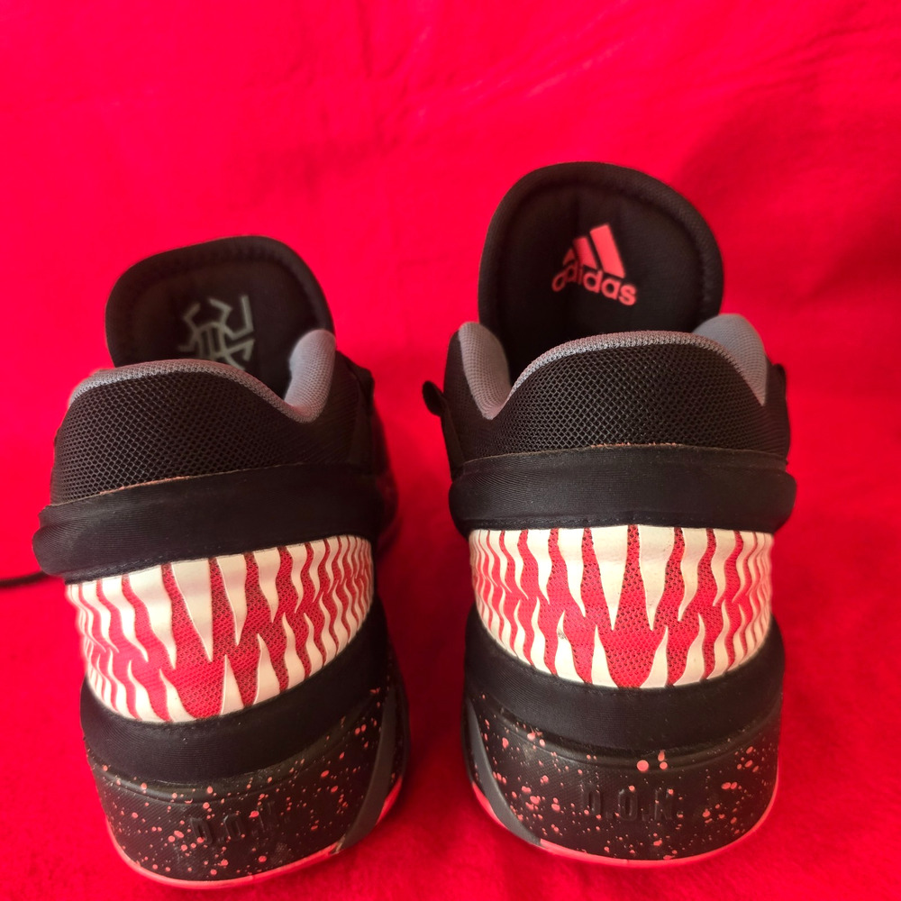 adidas D.O.N. Issue #2 Marvel Venom Basketball Shoes Men's 6.5 FW9038